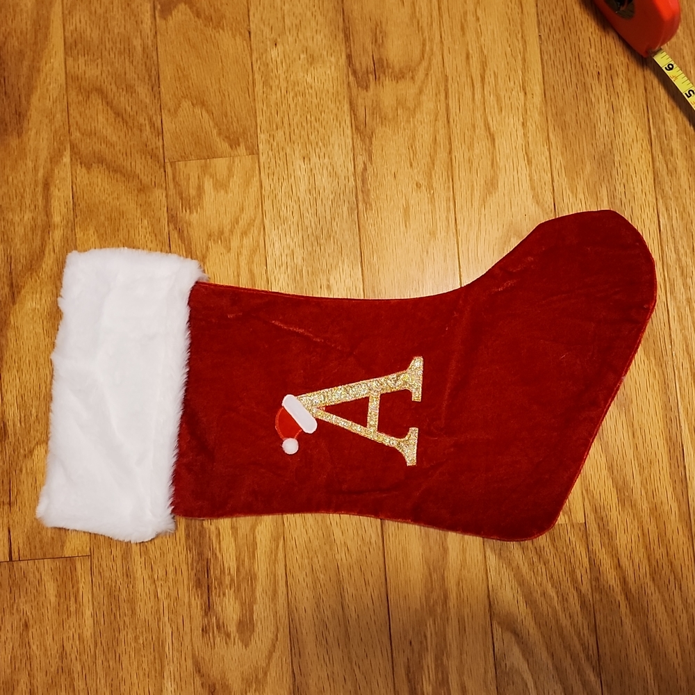 Stocking, Letter "A" Des…